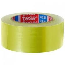 Tesa standaard pe coat cloth tape 55 mesh jaune 25mm x 50m