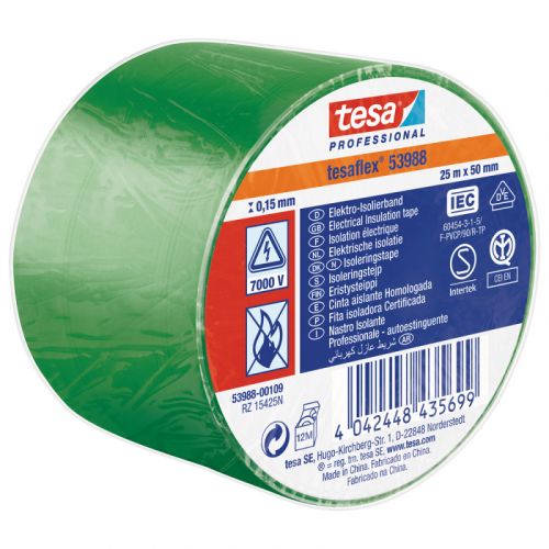Tesa soft pvc tape 25m:50mm  vert