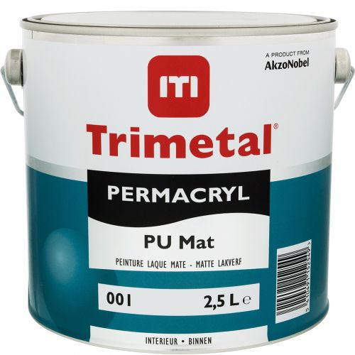 Trimetal permacryl pu mat blanc 1l