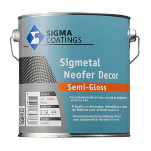 Sigmetal neofer decor semi-gloss blanc blanc 0,5l