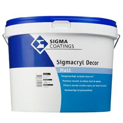 Sigmacryl decor matt blanc blanc 5l