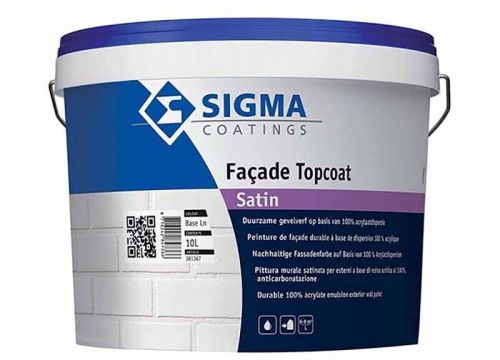 Sigma facade topcoat satin base ln base ln 2,5l