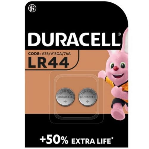 Duracell alkaline pile bouton ag13357 lr44 1,5v (2pcs)