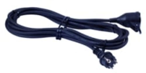 Rallonge 3g0.75mm²16a cable 3m noir